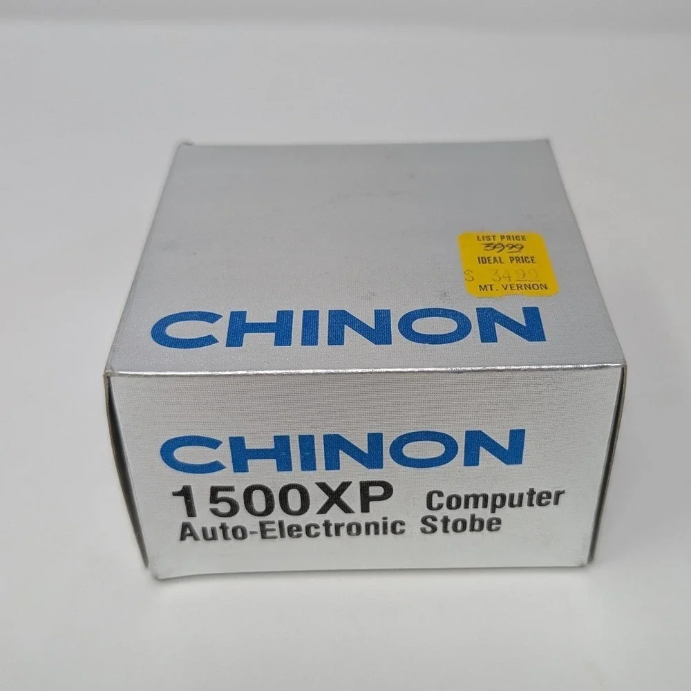 Chinon 1500XP Computer Auto-Electronic Strobe Flash Unit with Box & Manual
